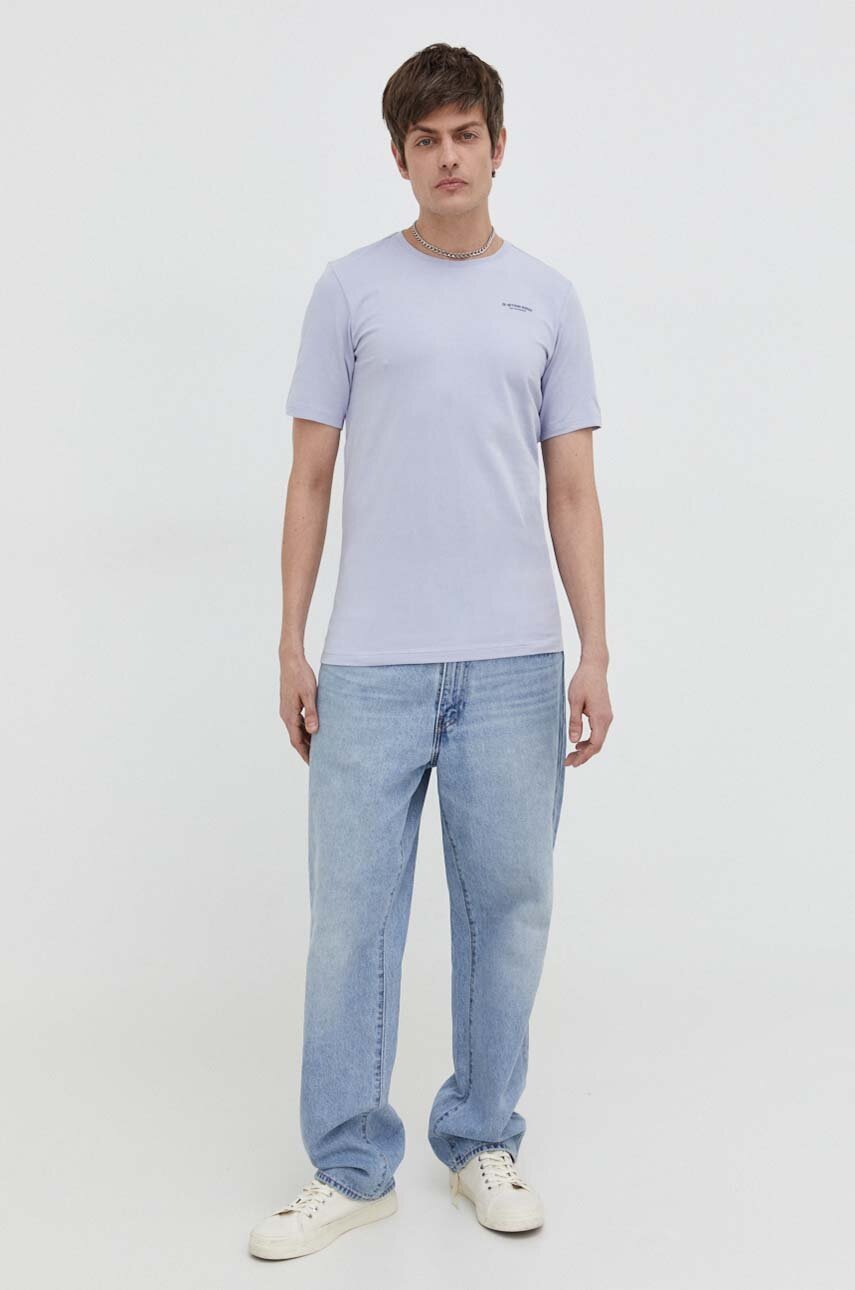 Μπλουζάκι G-Star Raw χρώμα: άσπρο φωτογραφία