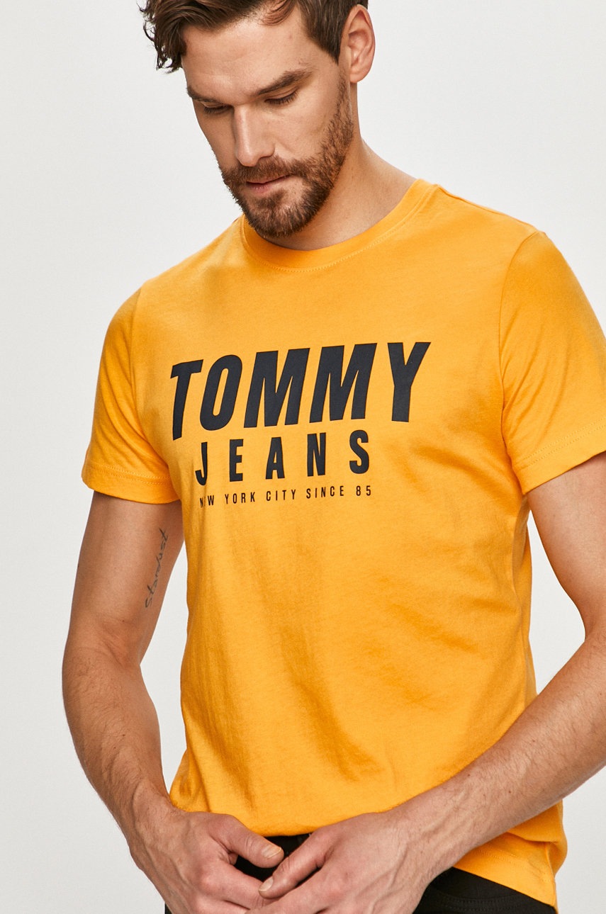 

Tommy Jeans - Тениска, Оранжев