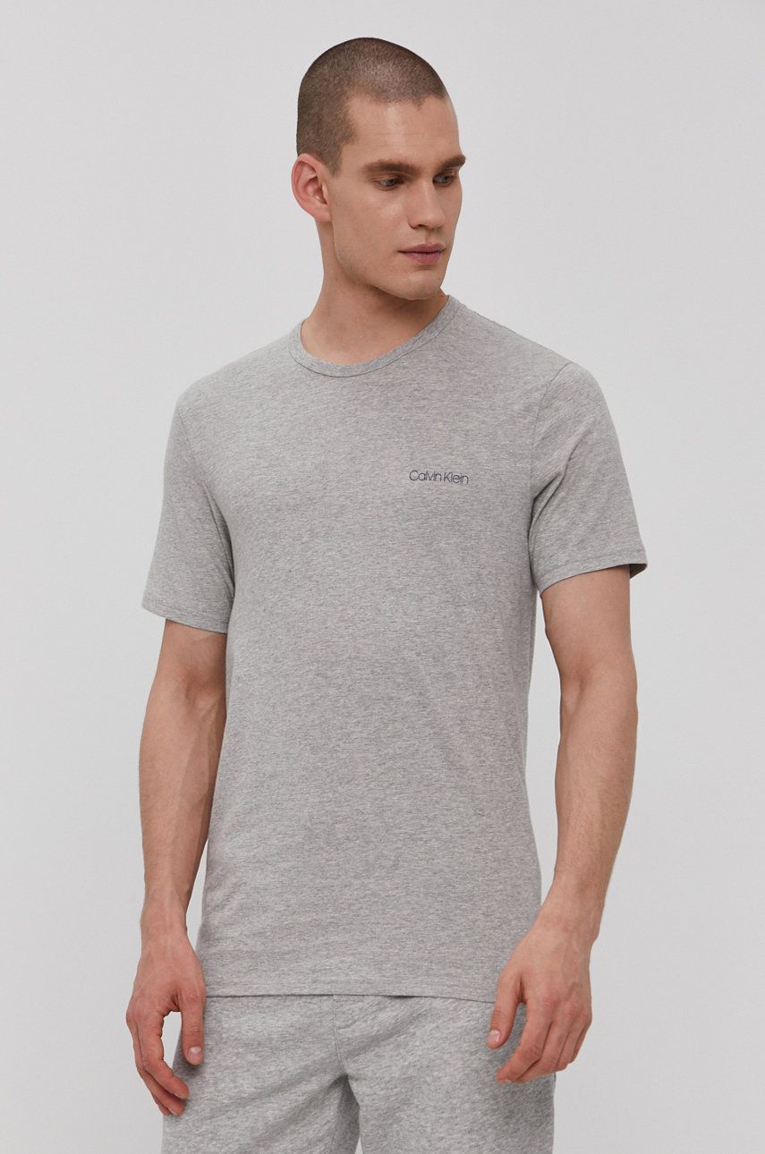 Calvin Klein Underwear T-shirt męski kolor szary gładki