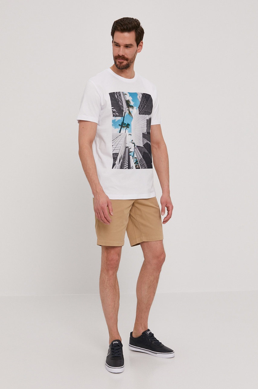 

Футболка Selected Homme колір білий