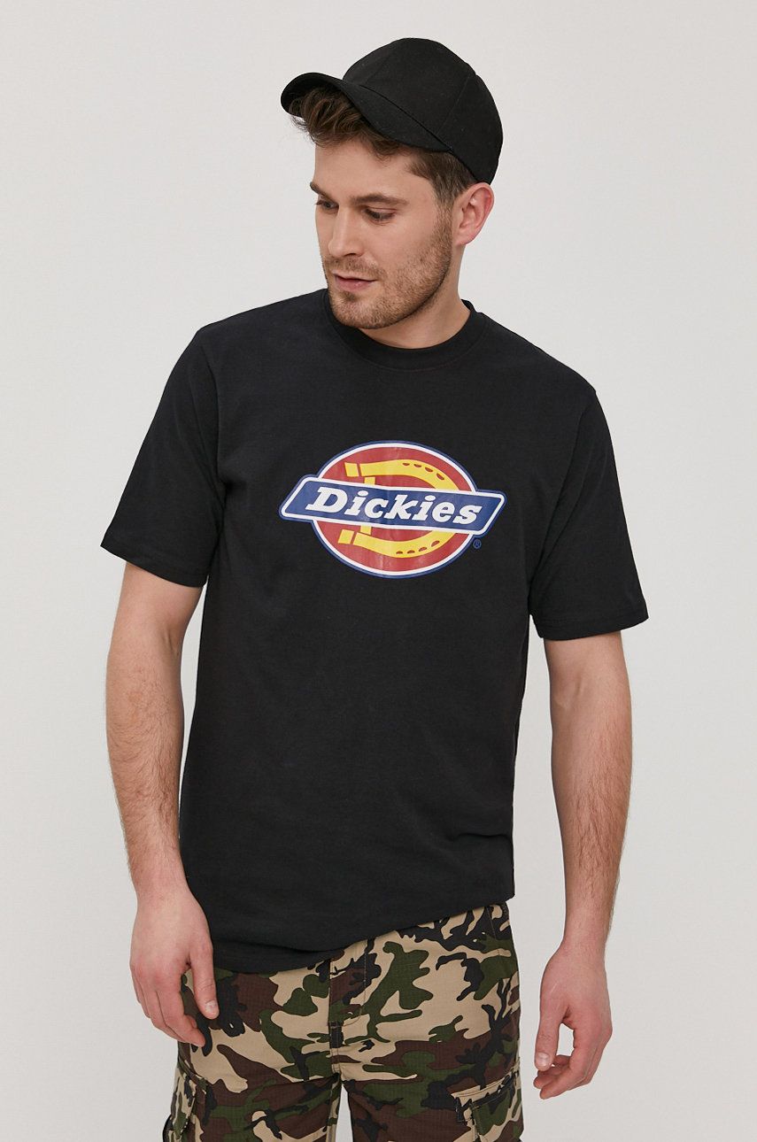 Dickies Tricou Culoarea Negru, Cu Imprimeu Dk0a4xc9blk-black