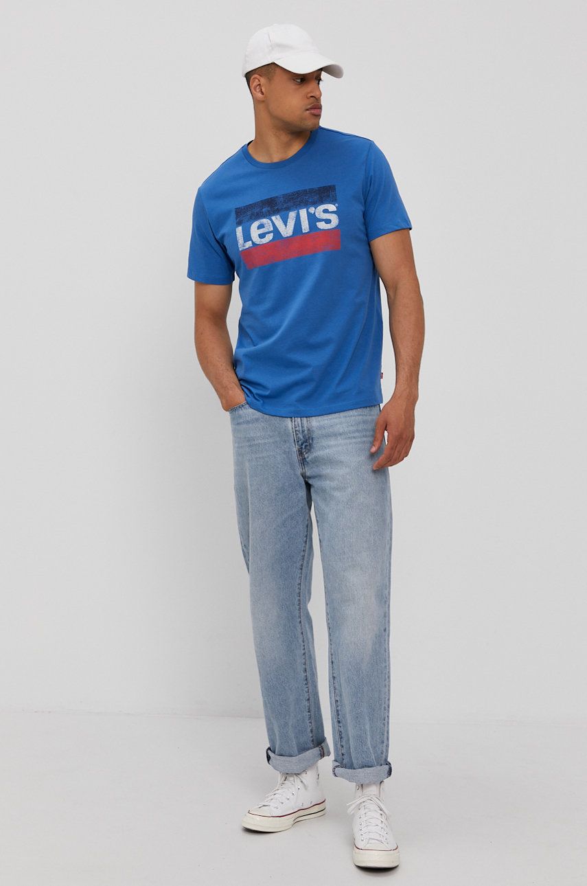 Levi's T-shirt męski z nadrukiem