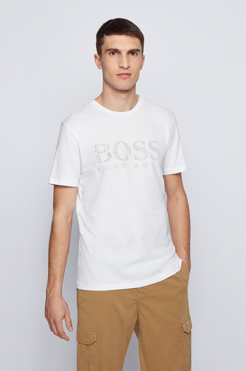 

Boss - Тениска Boss Casual, Бял