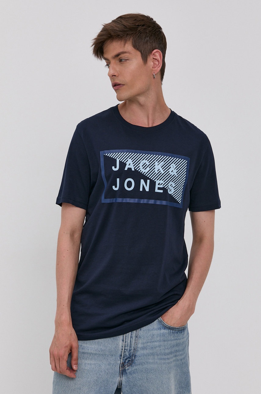 

Футболка Jack & Jones (3-pack) чоловіча з принтом