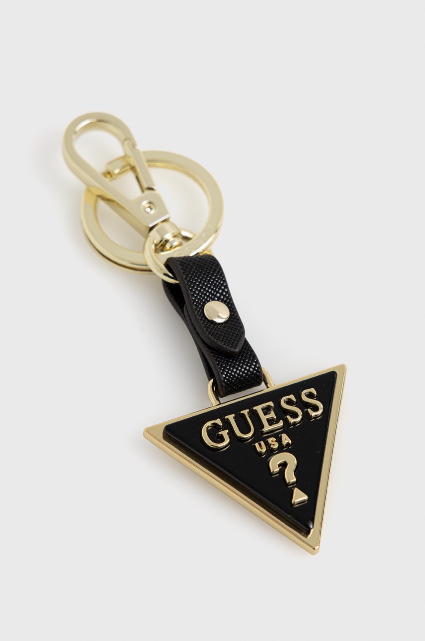 

Ключодържател Guess в черно, Черен