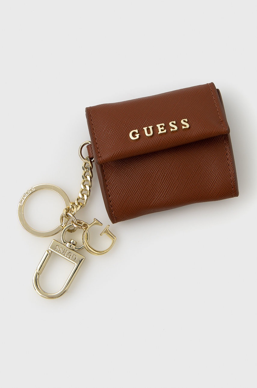 

Ключодържател Guess в кафяво, Кафяв