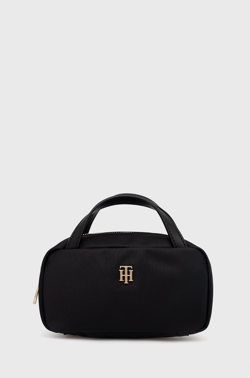 

Козметична чанта Tommy Hilfiger в черно, Черен