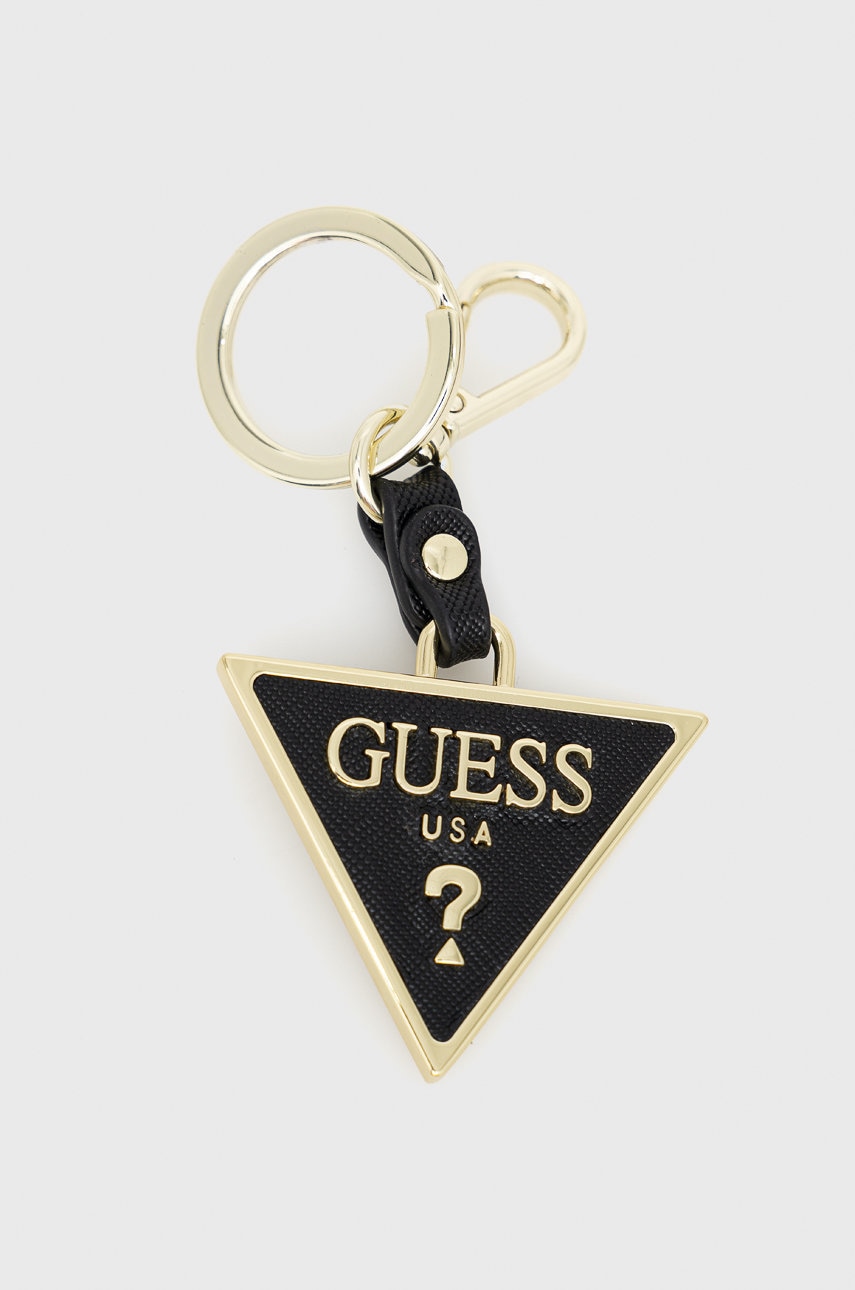 Levně Přívěsek Guess černá barva