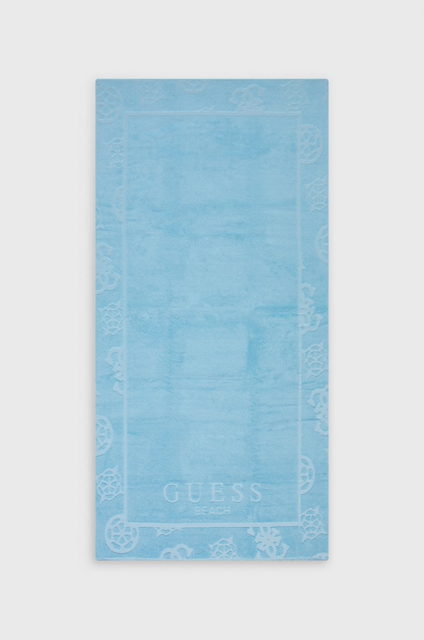 

Памучна кърпа Guess, Син