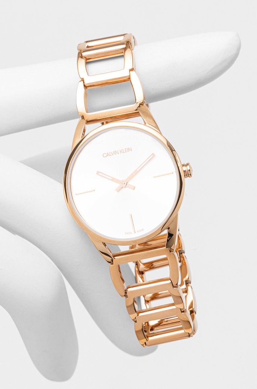 

Часовник Calvin Klein дамски в златисто, Злато