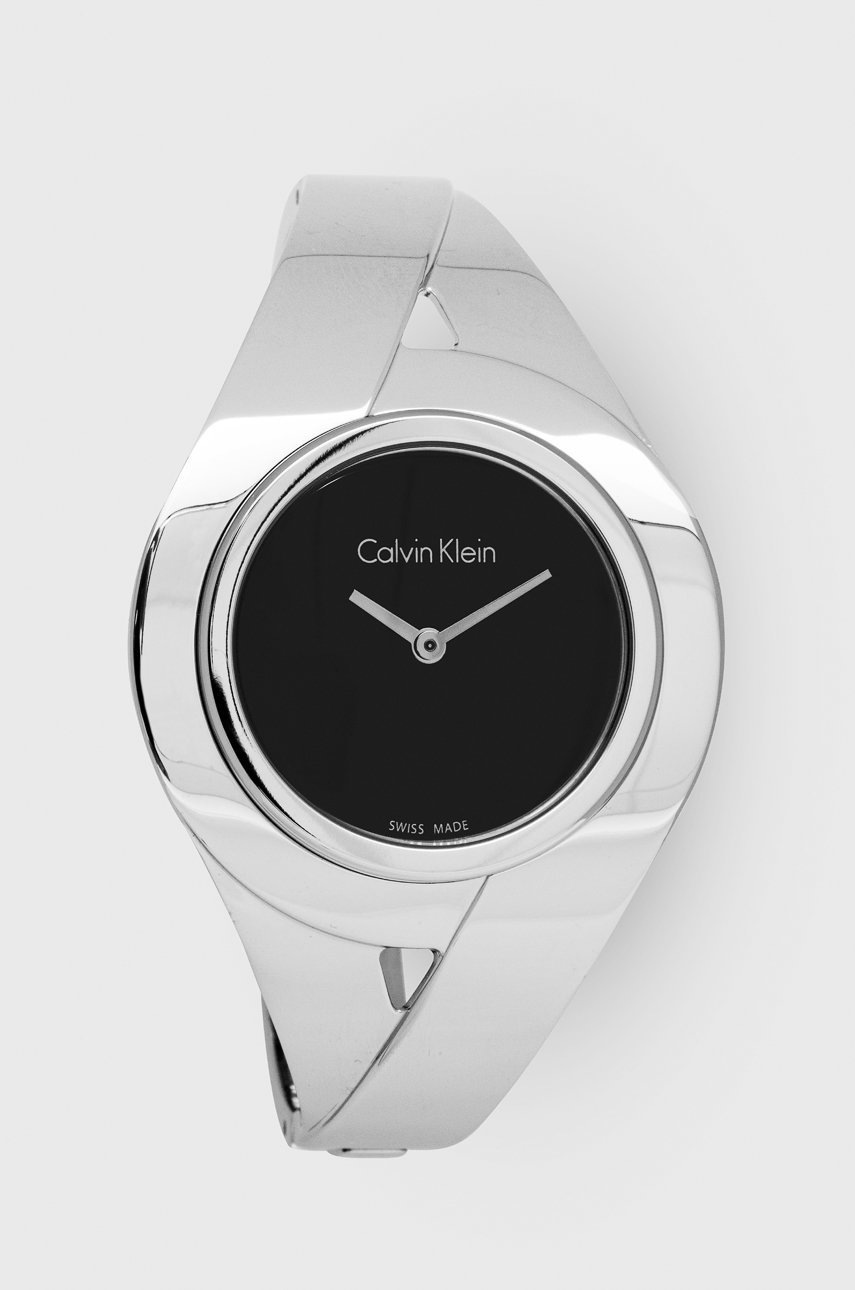 

Часовник Calvin Klein K8E2S111 дамски в черно, Черен