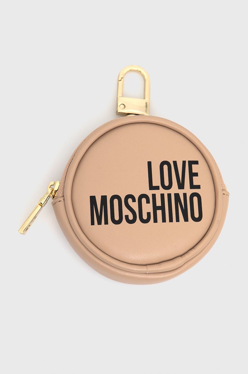 Love Moschino portofel culoarea bej answear imagine noua