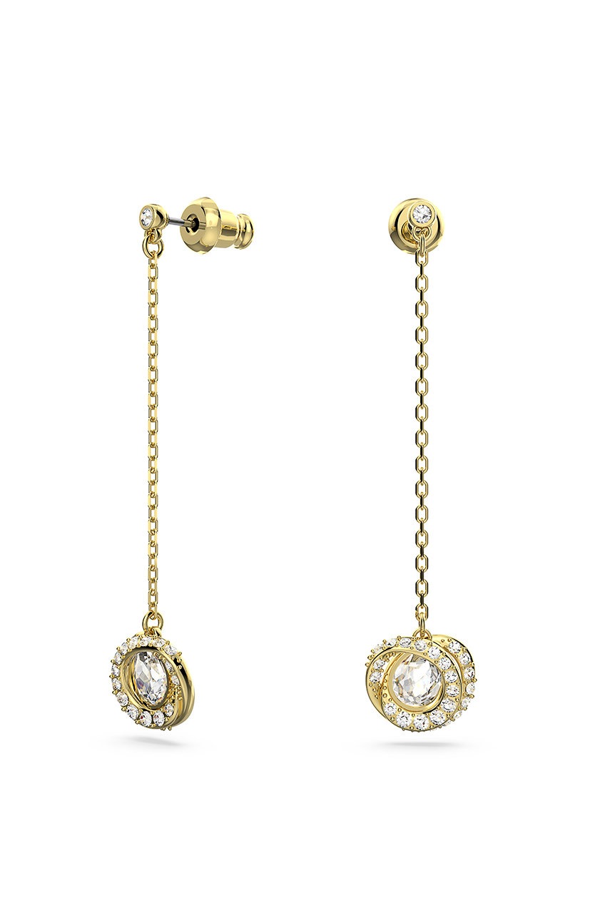 

Сережки Swarovski цвет золотой