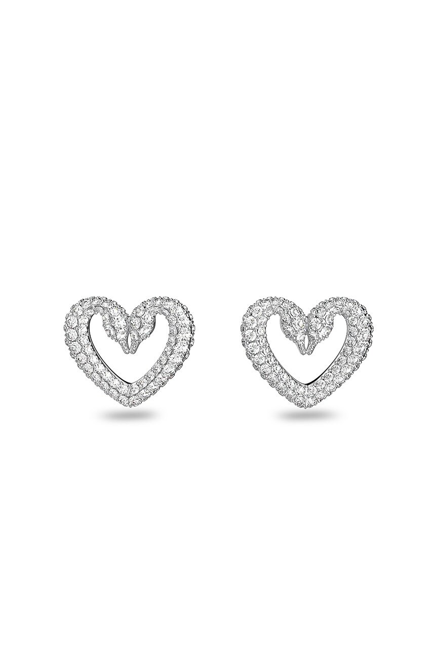 

Сережки Swarovski колір срібний