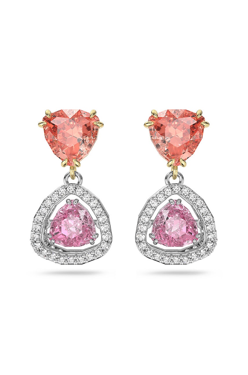 

Сережки Swarovski цвет розовый