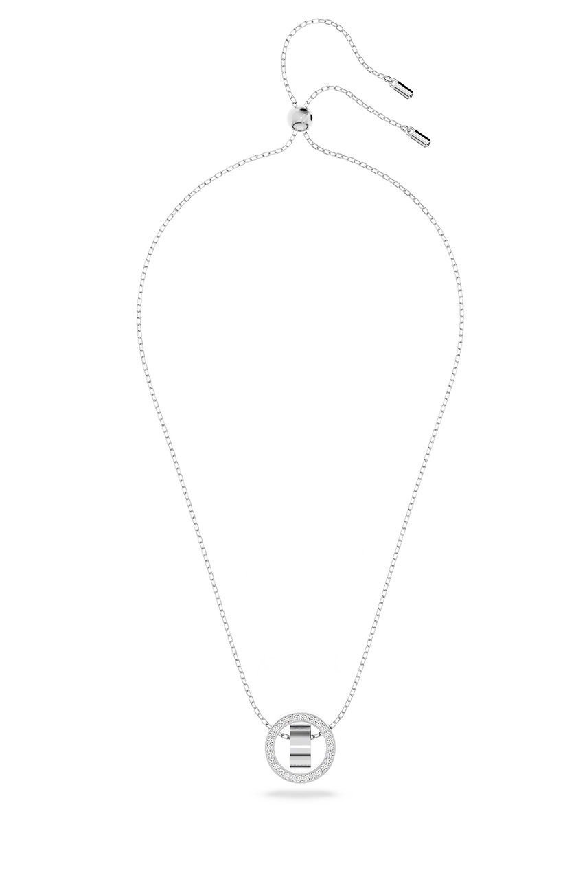 

Колие Swarovski в сребристо, Сребърен