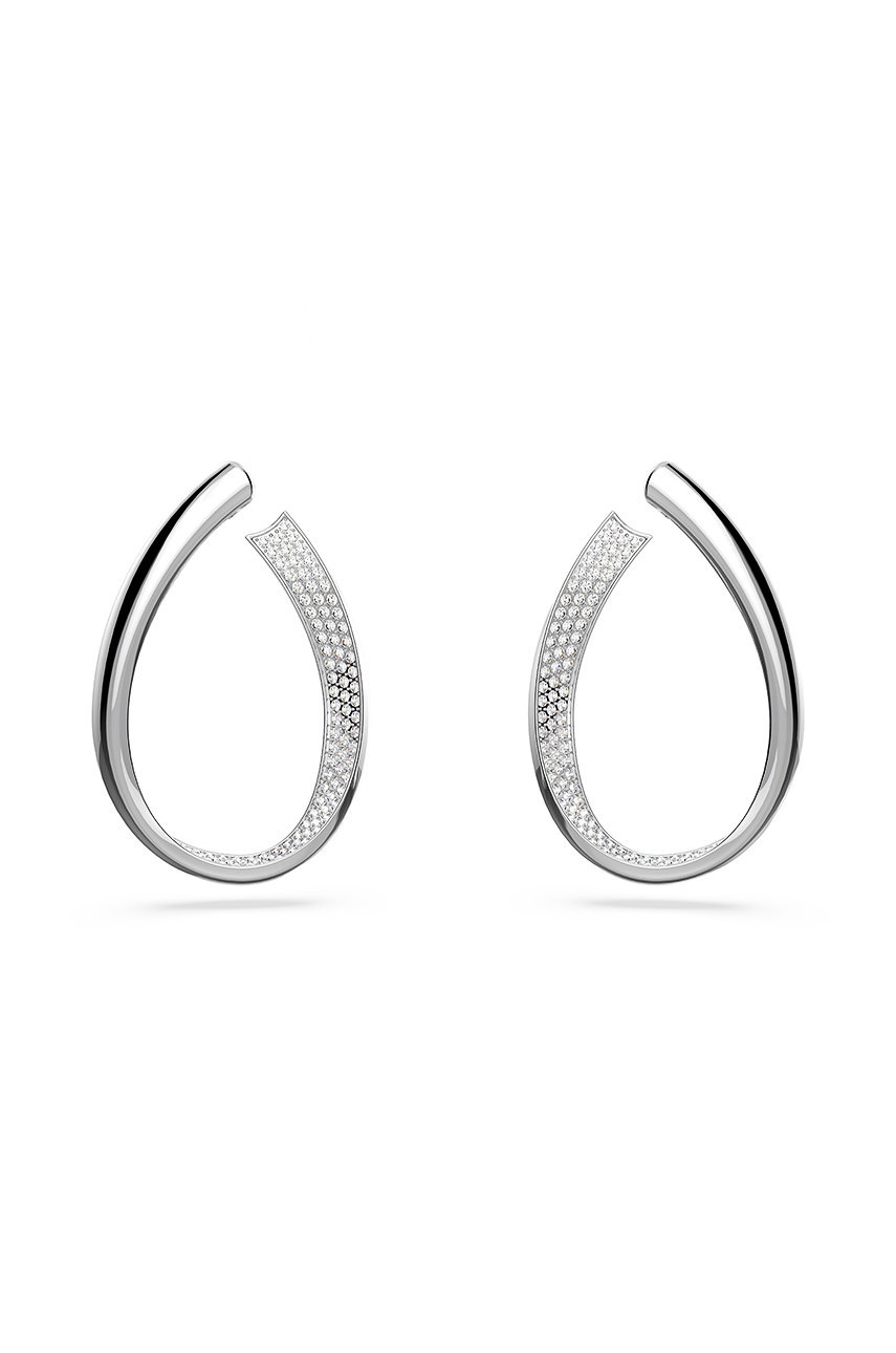 

Обици Swarovski в сребристо, Сребърен
