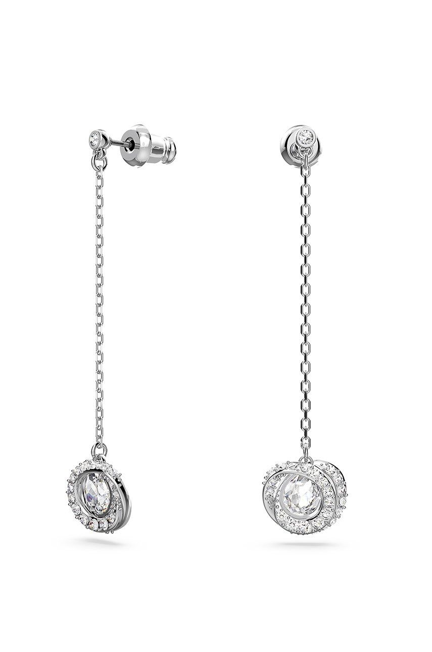 

Сережки Swarovski цвет серебрянный