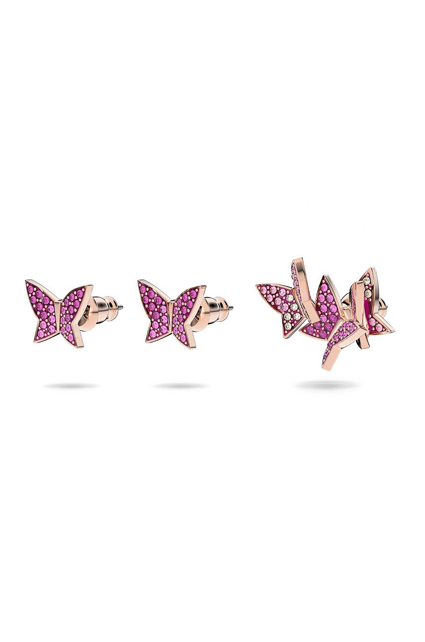 

Обици Swarovski (3 чифта) в златисто, Злато