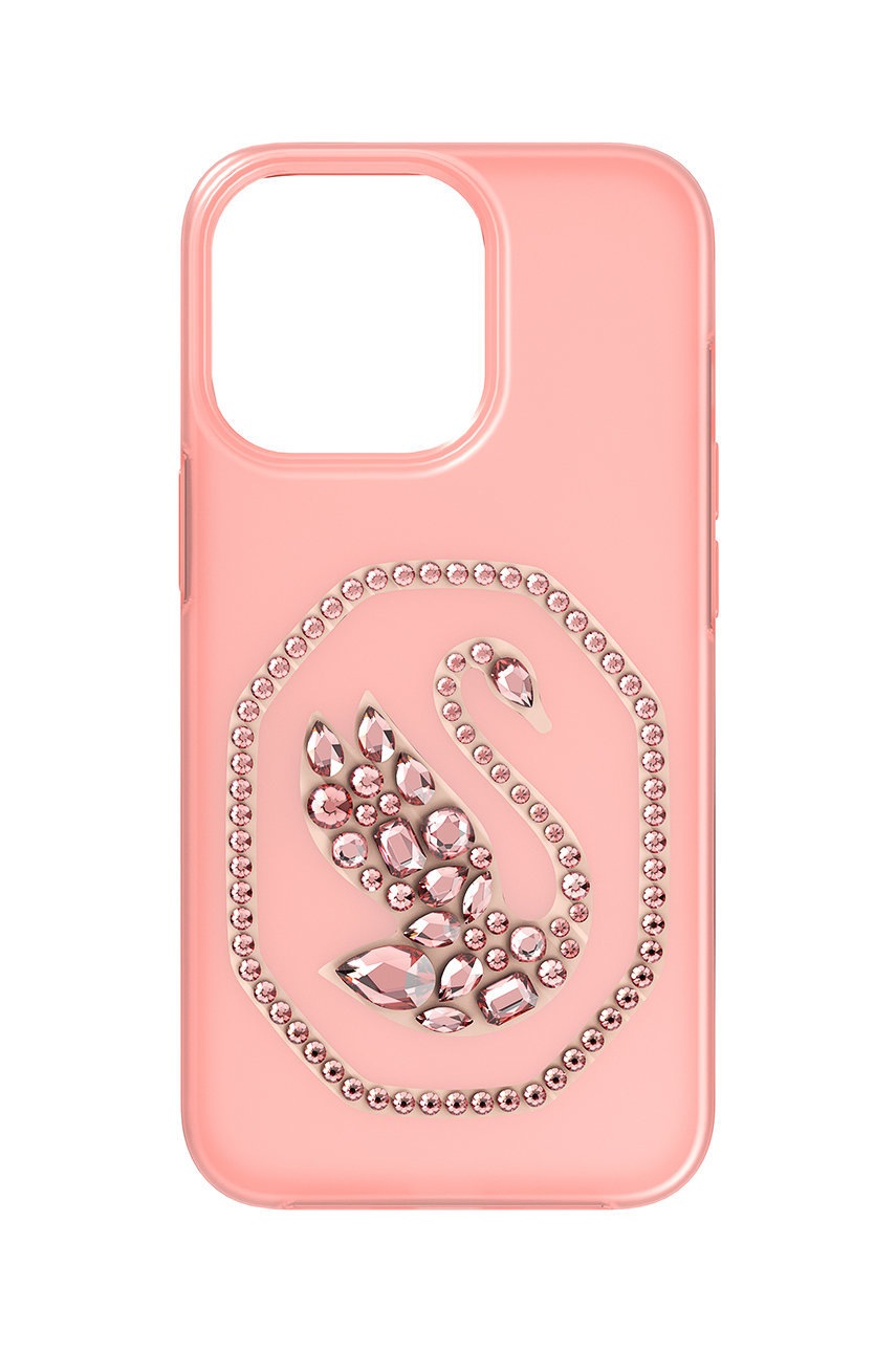 

Чехол на телефон Swarovski iPhone 13 цвет золотой