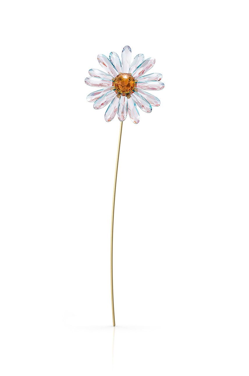 Swarovski floare decorativa din cristale culoarea alb