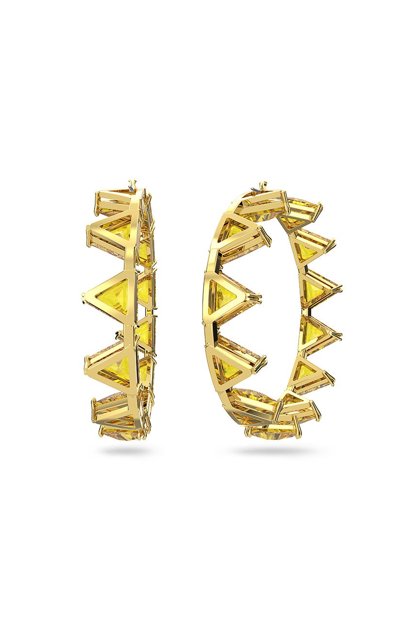 

Сережки Swarovski колір золотий