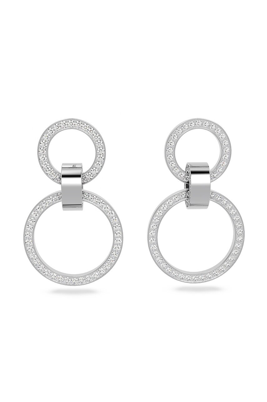 

Сережки Swarovski цвет серебрянный