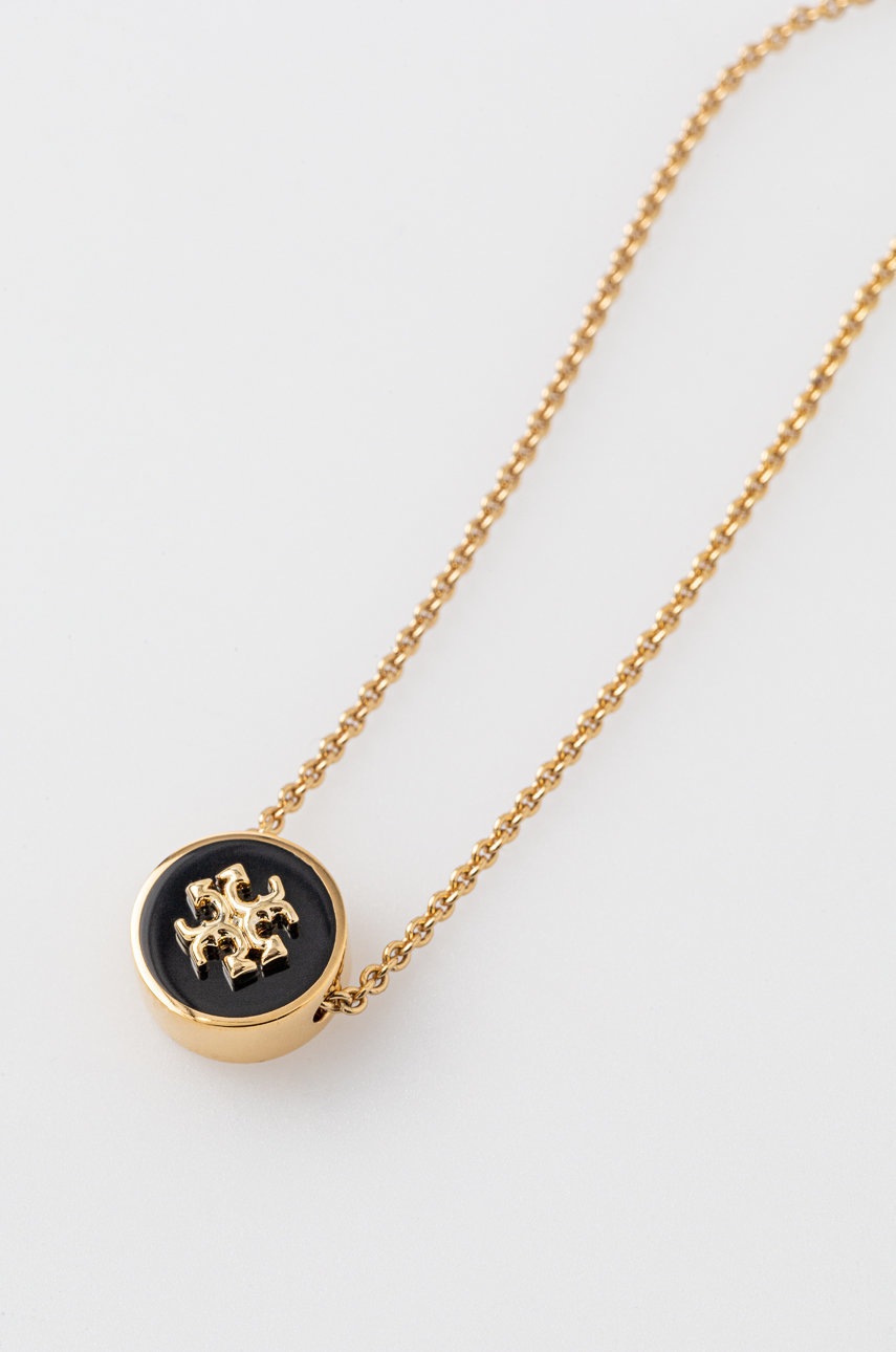 Κολιέ Tory BurchKIRA ENAMEL χρώμα: χρυσαφί 90549.720 φωτογραφία