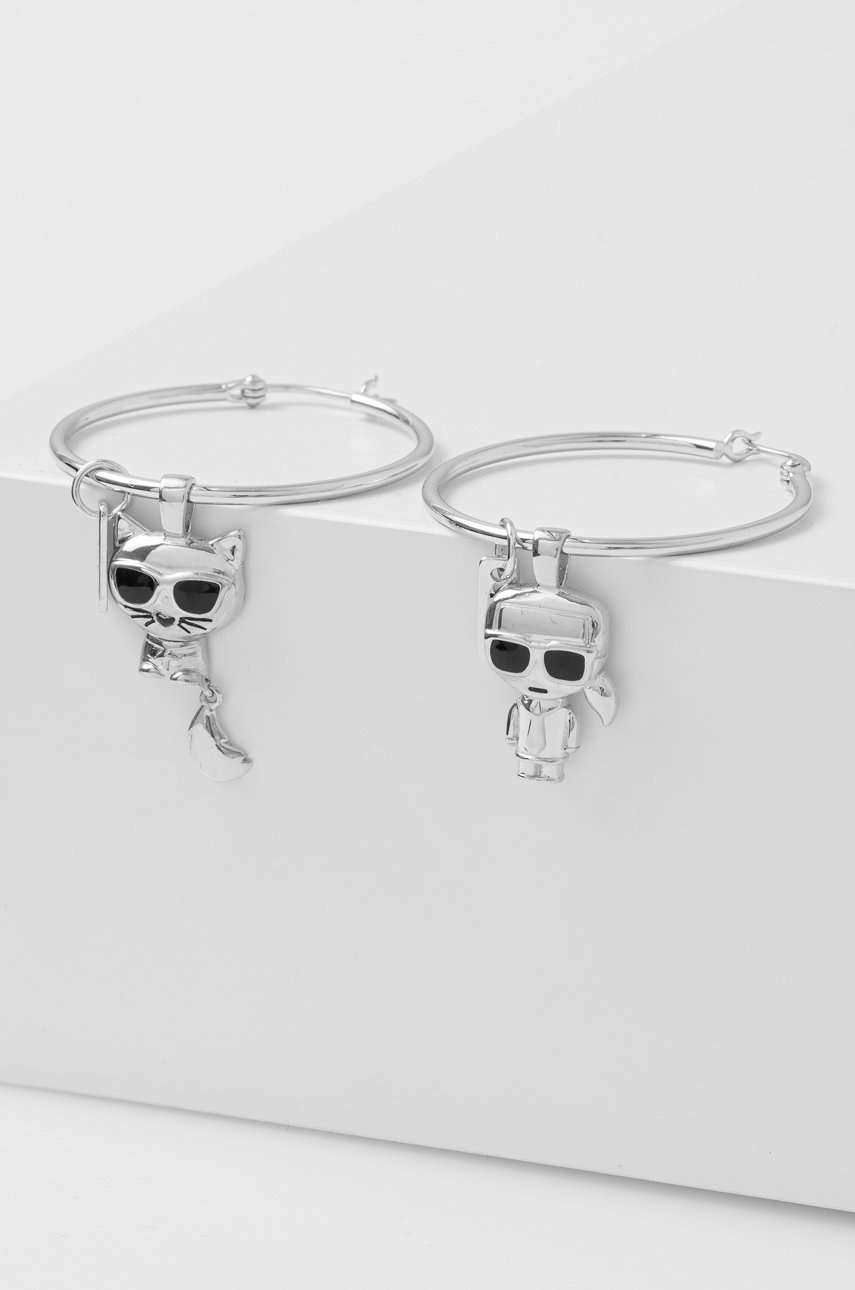 

Сережки Karl Lagerfeld колір срібний