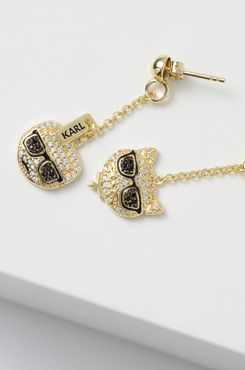 

Сережки Karl Lagerfeld колір золотий