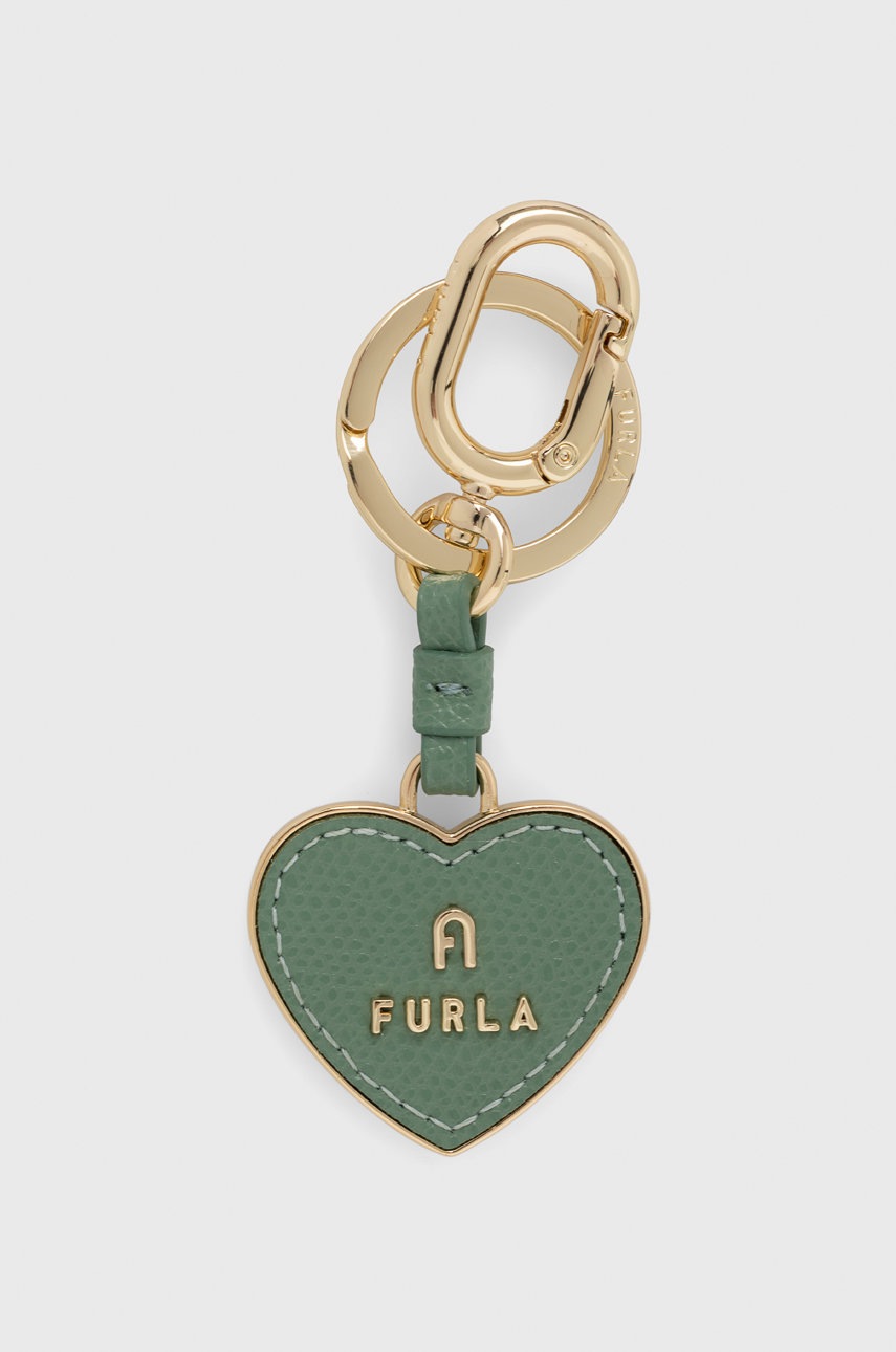 

Ключодържател Furla в зелено, Зелен