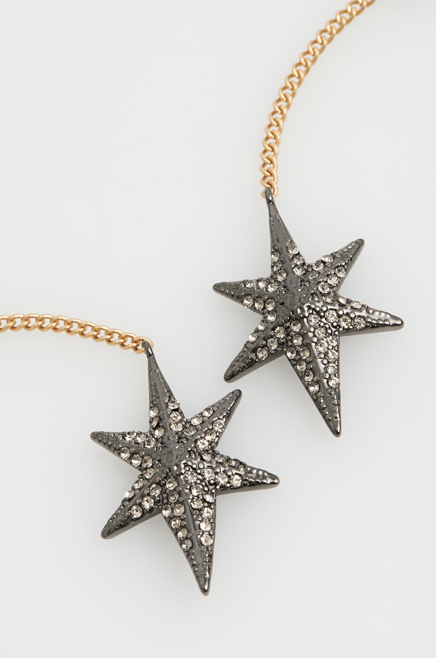 

Сережки AllSaints колір чорний