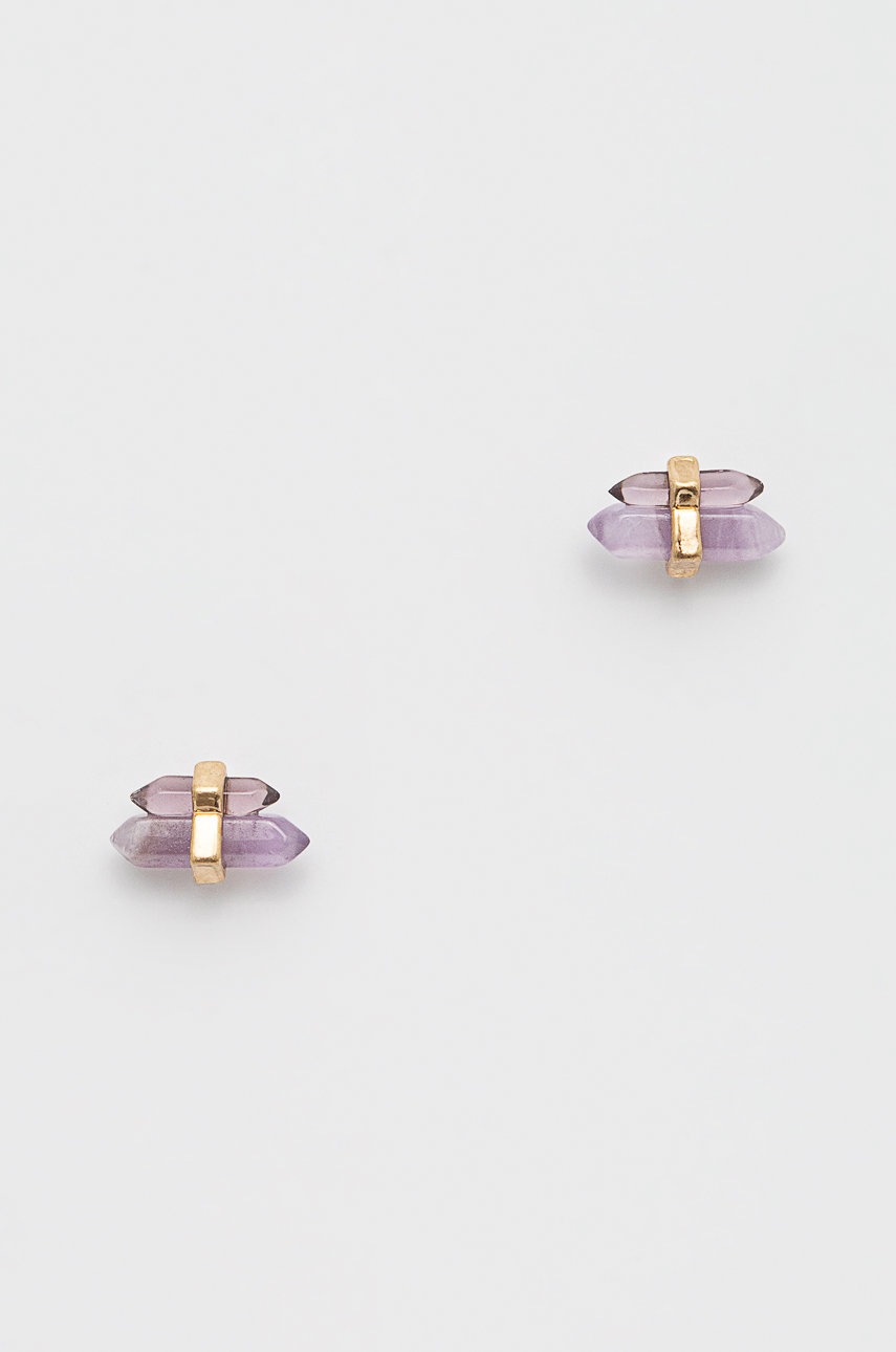 

Сережки AllSaints цвет золотой