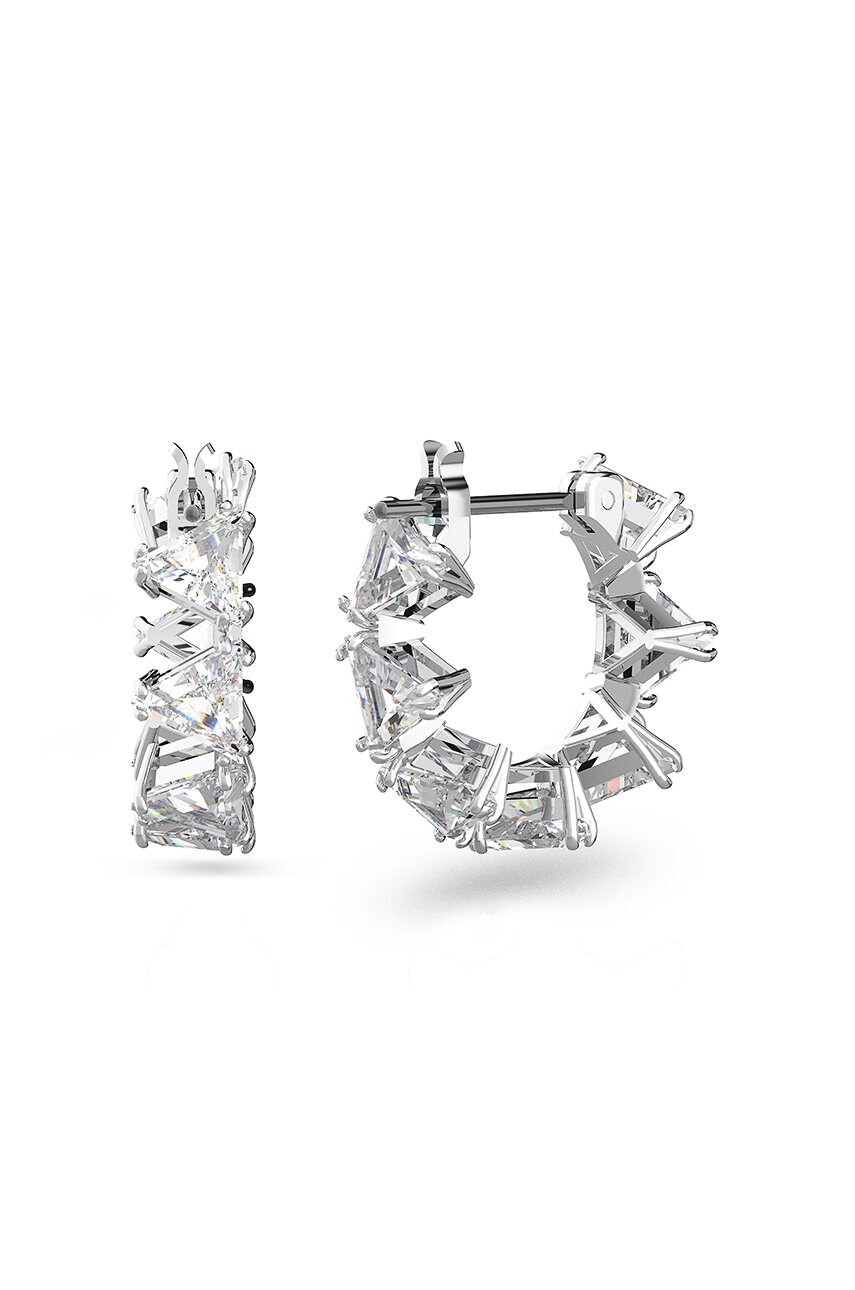 

Обици Swarovski в сребристо, Сребърен