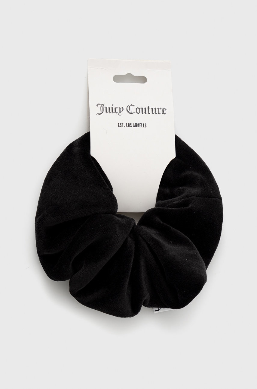 

Ластик за коса Juicy Couture в черно, Черен