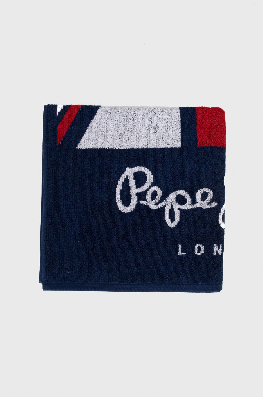 

Дитячий бавовняний рушник Pepe Jeans колір синій