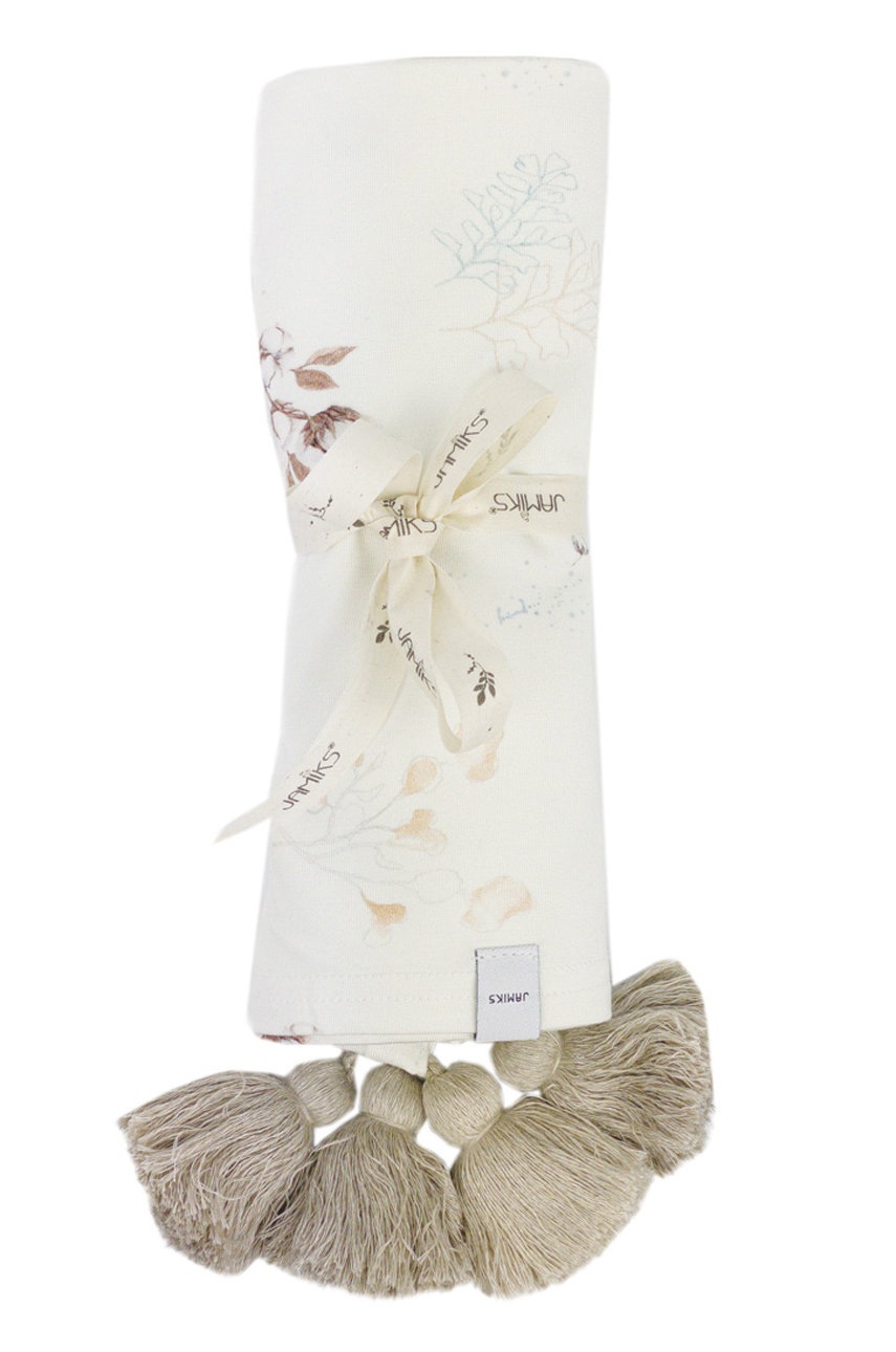 

Бебешко одеяло Jamiks в бяло, Бял