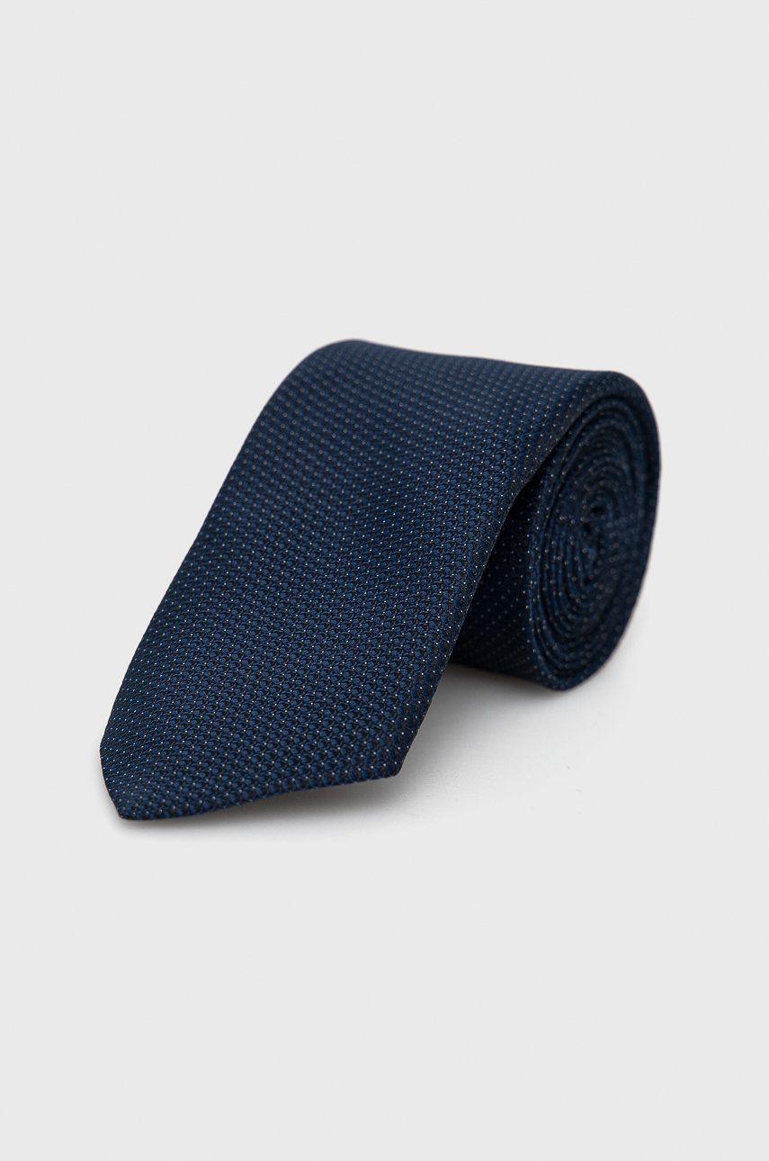 Boss Cravată culoarea albastru marin answear.ro