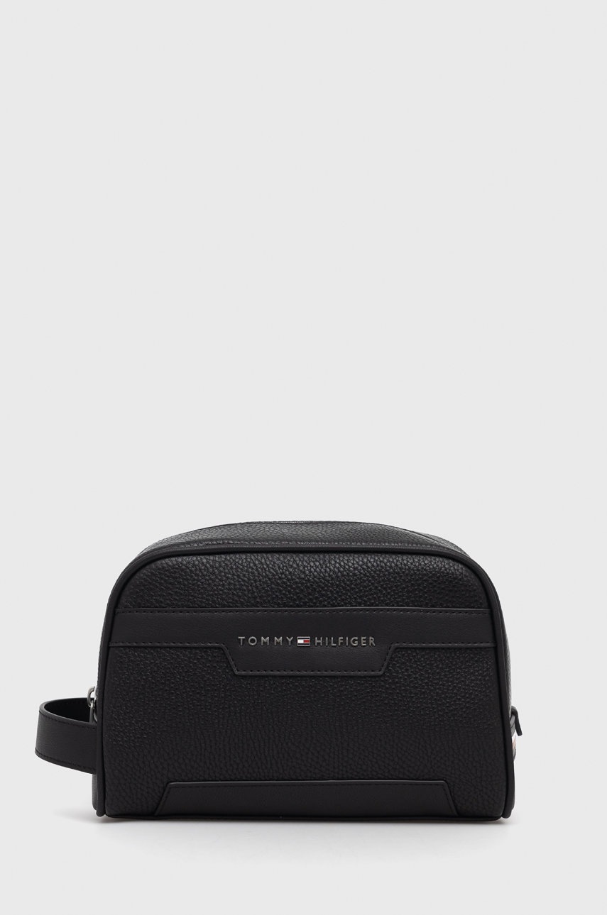

Козметична чанта Tommy Hilfiger в черно, Черен