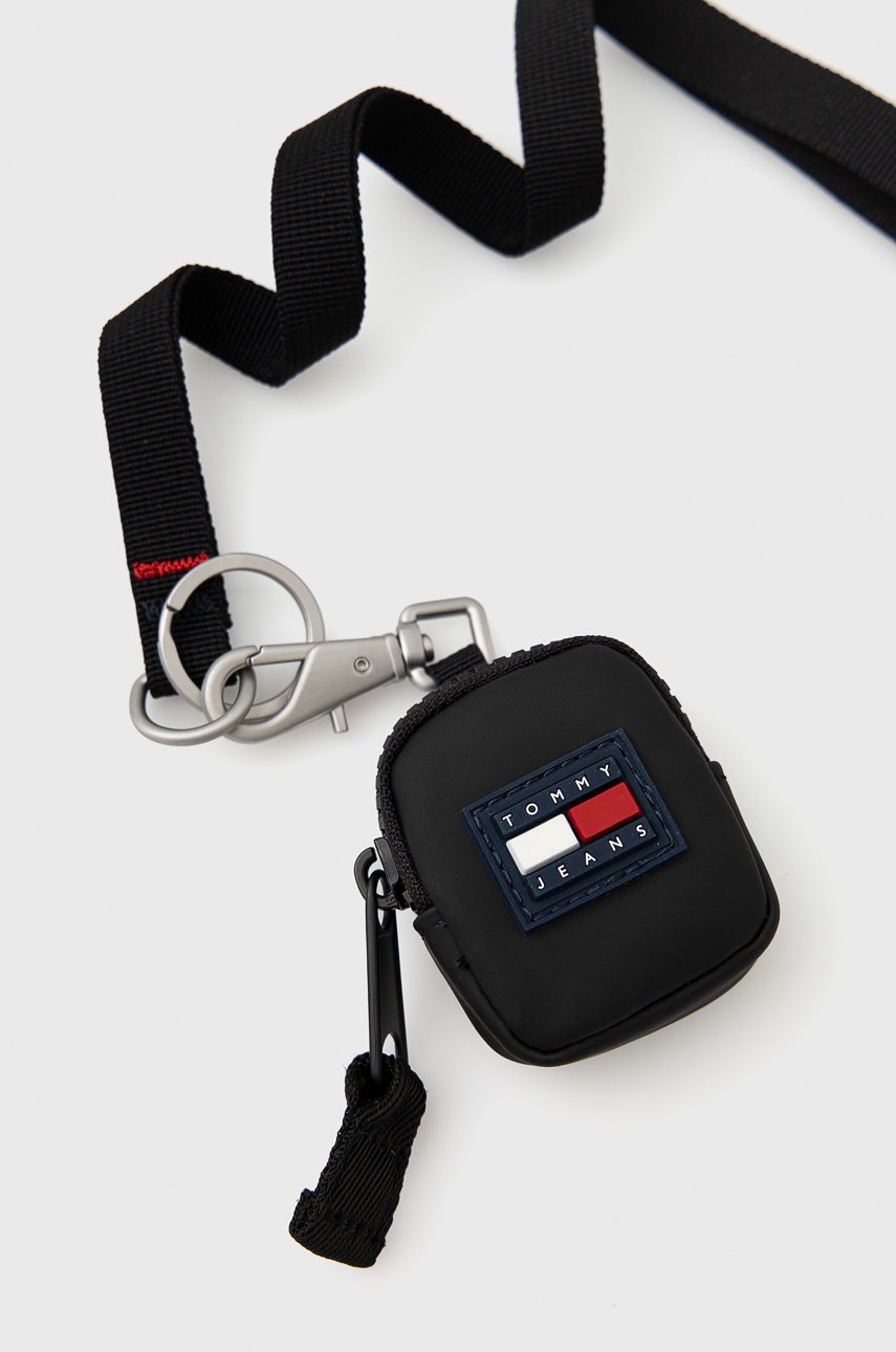 

Кейс за слушалки Tommy Jeans в черно, Черен