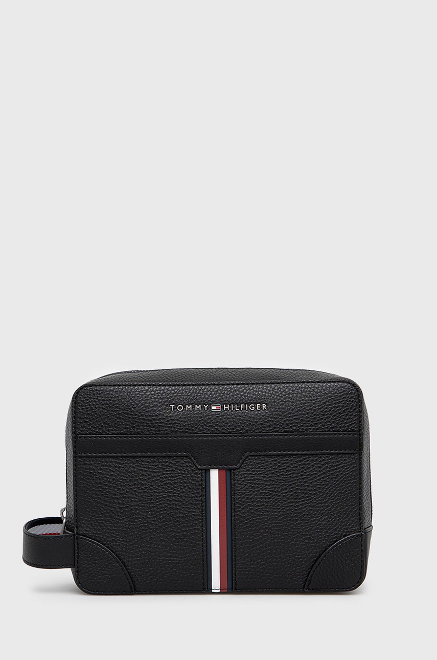 

Козметична чанта Tommy Hilfiger в черно, Черен