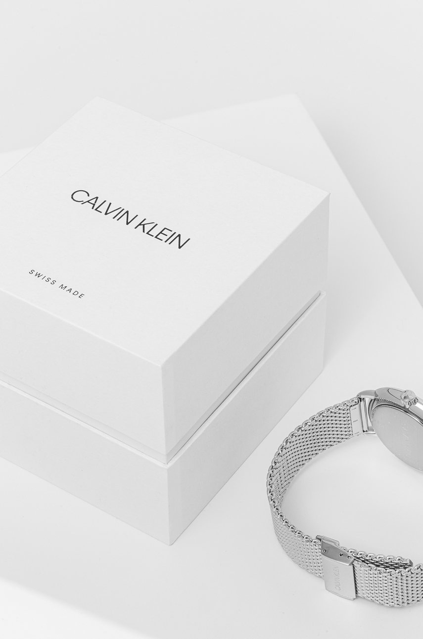 

Часы Calvin Klein мужской цвет серебрянный