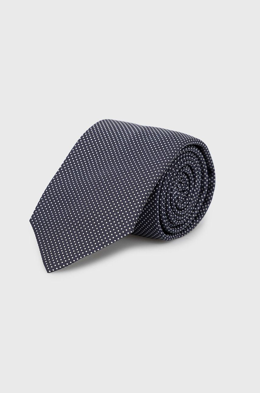 HUGO cravata de matase culoarea albastru marin 2023 ❤️ Pret Super answear imagine noua 2022