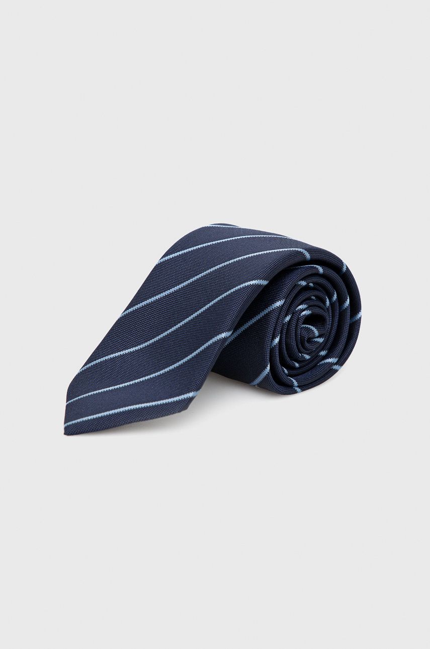 Boss cravata de matase culoarea albastru marin 2023 ❤️ Pret Super answear imagine noua 2022
