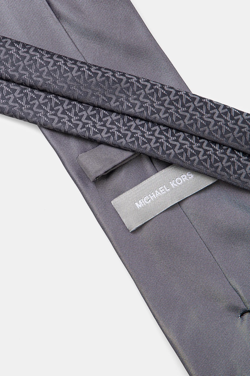 Шелковый галстук MICHAEL Michael Kors цвет серый MD0MD90553