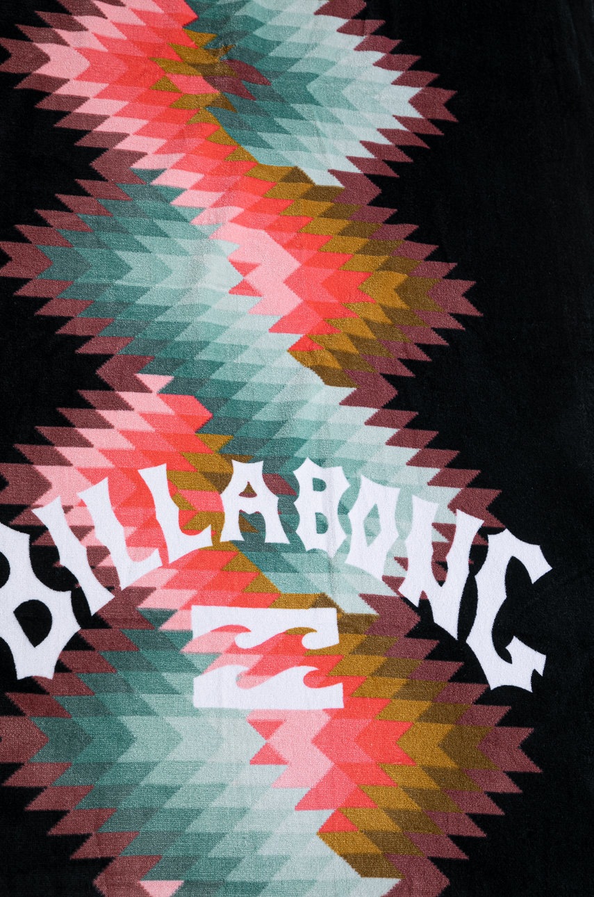 

Хлопковое полотенце Billabong цвет чёрный