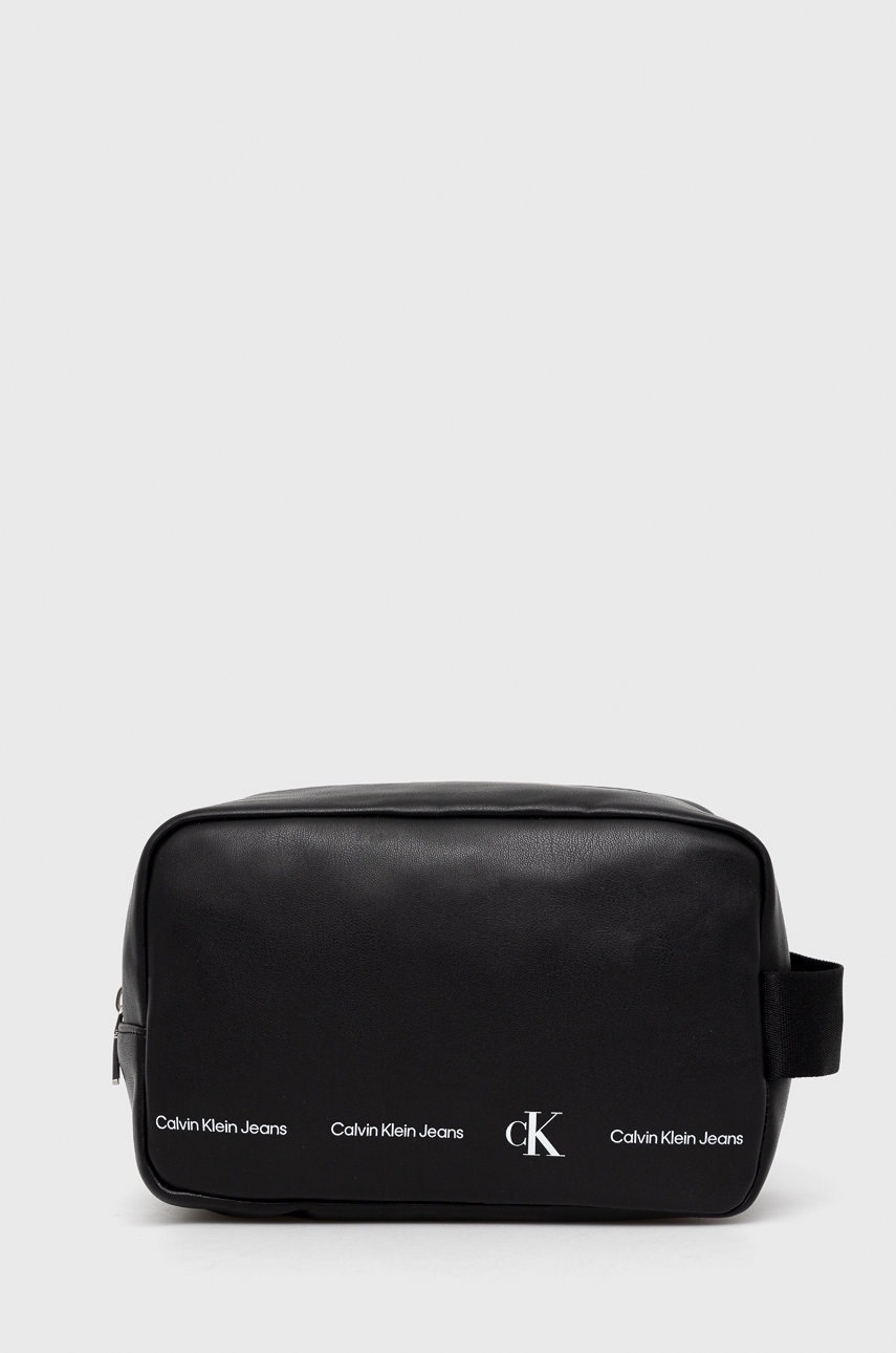 

Козметична чанта Calvin Klein Jeans в черно, Черен