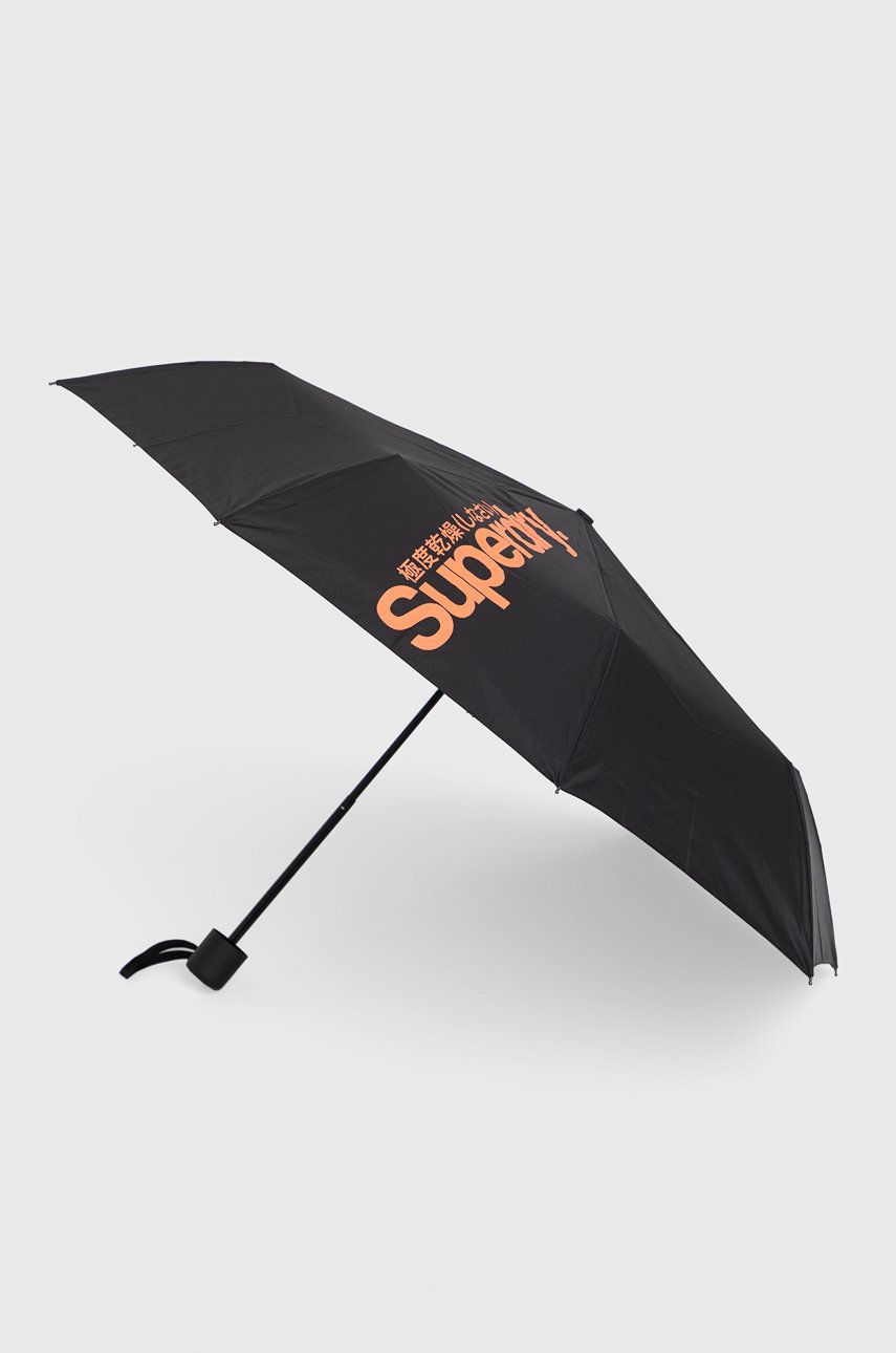 Superdry parasol kolor czarny