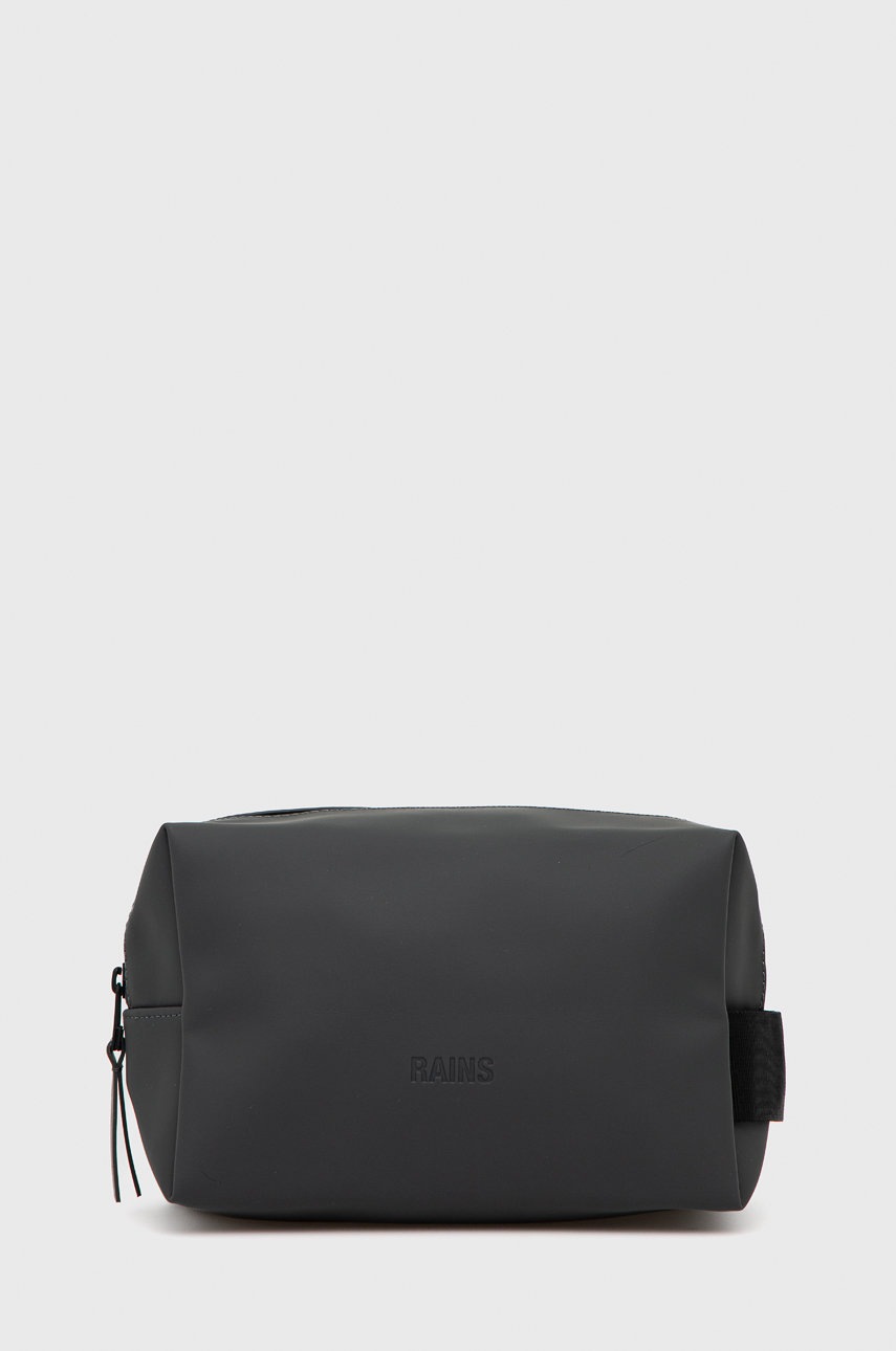 

Козметична чанта Rains 15580 Wash Bag Small в сиво, Сив
