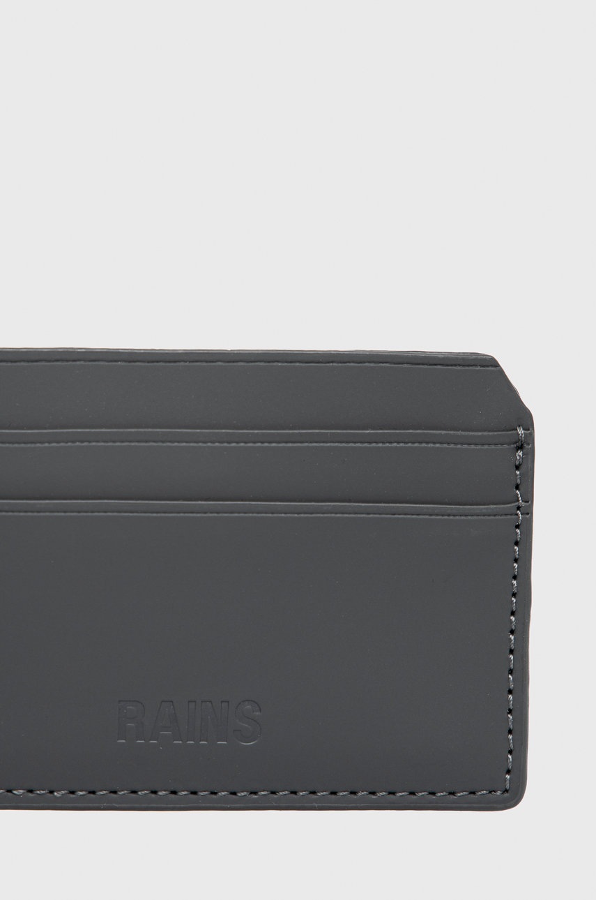 

Чохол на банківські карти Rains 16240 Card Holder колір сірий
